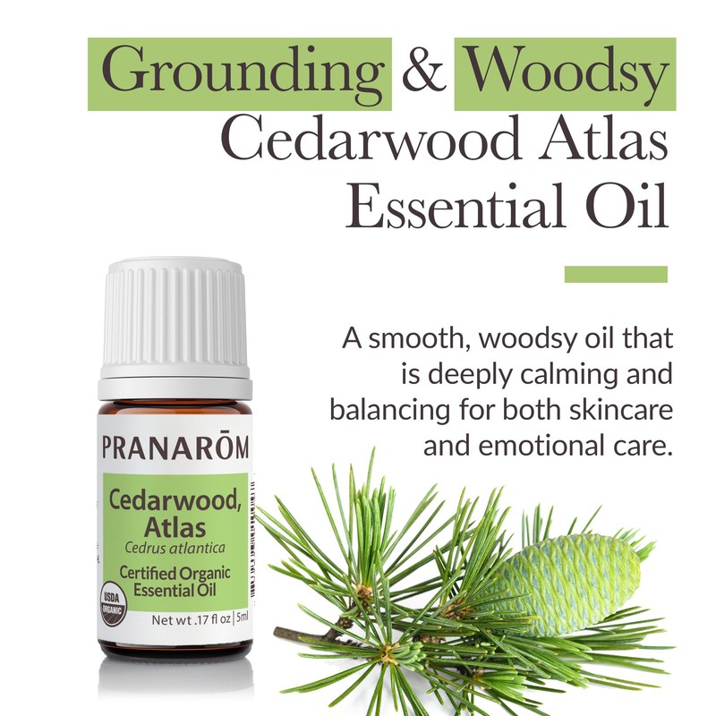 Pranarom - Cedarwood, Atlas Essential Oil - 5ml
