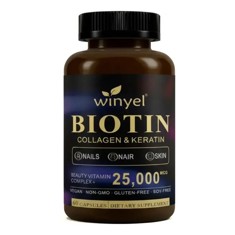 Biotina Colágeno Fácil De Tomar 60 Cápsulas
