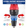 WORKPRO 12-in-1 Ratcheting Multi-Bit Screwdriver Set, Quick-load Mechanism Screwdriver with