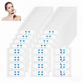 BOSPMLI 120 Piezas Face Lift Tape para Rostro, Invisible Lifting Facials Parche para Estiramiento, Etiqueta Estiramiento Facials para Cara para Reducir Las Arrugas Faciales de Doble Barbilla y La Piel Flácida