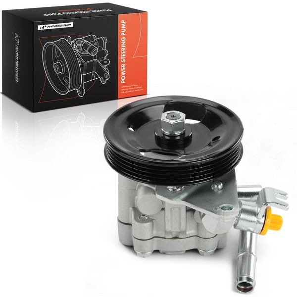 A-Premium Power Steering Pump, with Pulley & Bracket, Compatible with