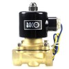 BACOENG 3/4" BSP AC220V Brass Electric Solenoid Valve N/C for
