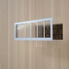 NeatiEase 2 Pack Shed Windows 10"x35", Transom Window Fixed Design