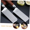 Ciieeo Crinkle Cutter Potato Chipper Fry Cutter for Vegetables Fruits