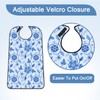 EpoBob 3 Pack Adult Bibs with Crumb Catcher, Washable and