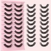 Eyelashes Russian Natural Volume False Lashes - 10 Pairs Wispy