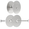Door Knob Hole Cover Plate, 1 Pack 2-5/8" Diameter Round