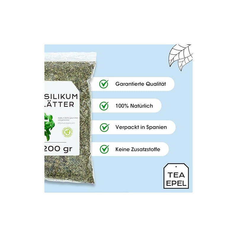 EPEL Basil Tea 200 g - Basil Leaves - Tea