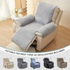 vctops Sherpa Fleece Recliner Chair Cover Super Soft Warm Plush