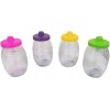 Mini Vitrolero De Plastico Dulcero 2lt Tapa De Chupon 50pzs.