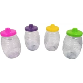 Mini Vitrolero De Plastico Dulcero 2lt Tapa De Chupon 50pzs.