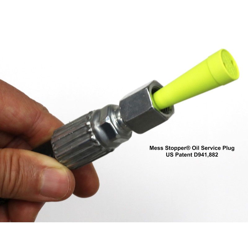 Mess Stopper Universal Oil Service Rubber Plugs and Caps Kit,