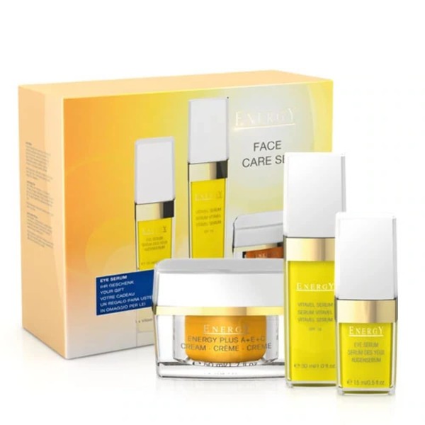 Energy Face Care Set; être belle Cosmetics; Face Care Set for Flame Skin; Vitavel Serum + Plus Cream + Eye Serum