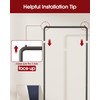 Sakugi Clothes Rack - Clothing Rack with Storage Mesh Shelf