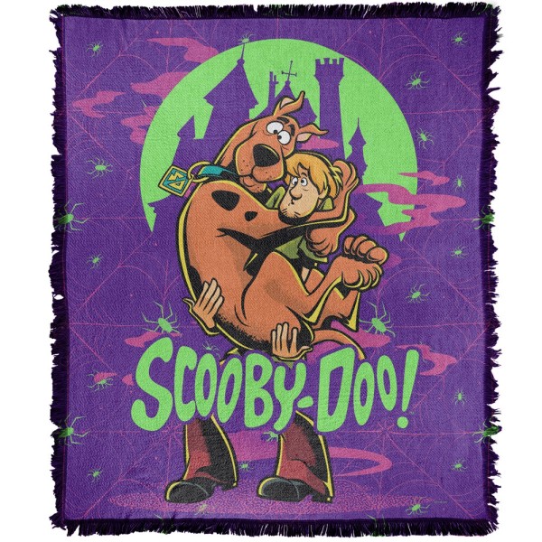 Scooby Doo! Blanket, 50"x60" Scooby and Shaggy Woven Cotton Blend