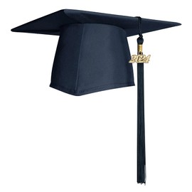 Endea Graduation Matte Cap & Tassel (Navy Blue, 2024)