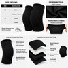 Protective Knee Pads for Sports – Shock-Absorbing Sponge Support Sleeves