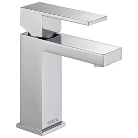 DELTA FAUCET 567LF-MPU-PP Modern Bathroom Faucet, Chrome