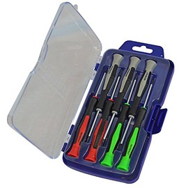 Faithfull FAISDMINI7 Mini Precision Screwdriver Set, 7 Piece: Phillips / Slotted / Torx