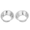 2pcs Car Front Fog Light Lamp Cover Trim Ring ABS
