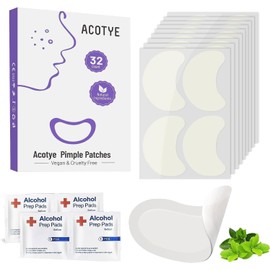 ACOTYE 32 Acne Patches Large Size Acne Patch Tea Tree Oil, Salicylic Acid
