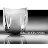 VViViD+ Ultra Gloss Silver Metallic Vinyl Car Wrap Premium Paint