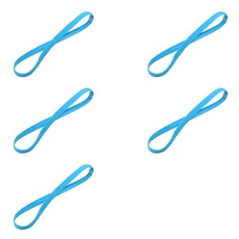 5 Pieces Stretchy sports headband Light Blue,Yoga Cotton Headbands,Non-Slip Elastic Sport Headbands,Stretchy Headband For Exercise Yoga Hairband Hair