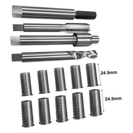 JMSMSH M10*1.5 Metric Thread Repair kit,10 24.5MM Stainless Steel Inserts