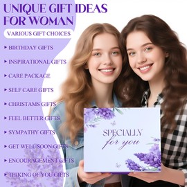 Self Care Gift Set for Women, Spa Wellness Care Package with 12 Pieces, (Rose)