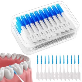 200 Cepillos Interdentales, Cepillo Interdental Gum, Limpieza Dental Portátil, Cuidado Dental Diario, Ideal Para Pacientes Ortodóncicos Y Viajeros,