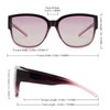 Face Shadow Polarised Over Sunglasses for Women Over Normal Glasses,