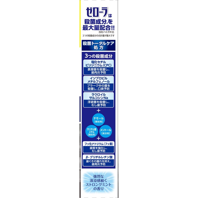 Zelola Strong Mint, Periodontal Disease, Caries, Bad Breath Prevention, 3.2