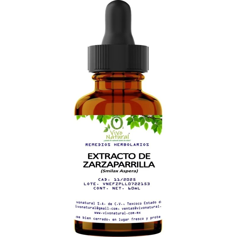 Extracto De Zarzaparrilla 60ml Vivonatural