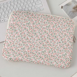 TIAASTAP MacBook Air M3 13 Inch Case MacBook Bag 13 Inch Laptop Bag 13 Inch MacBook Air Case Bag for MacBook Air 15 M3 A3114 M2 A2941 2024 2023 MacBook Accessories Floral Pattern