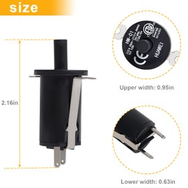 3-Pack 9904190041 Hopper Lid/Door Switch Kit, 𝟵𝟵𝟬𝟰𝟭𝟵𝟬𝟬𝟰𝟭 Replacement Part for Masterbuilt Gravity Series 560/800/1050 XL Digital Charcoal Grill+Smoker