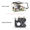 Waveshare PCIe to M.2 E Key HAT, Compatible with Raspberry