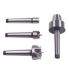 HGC 4 Pcs MT1 Steel Wood Lathe Live Center Drive