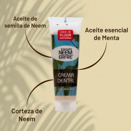 Paq 2 Crema Dental Artesanal De Corteza De Neem Sin Fluor