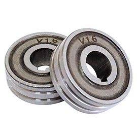 2x Roll Wheels Knurled Groove Wire Machine Feed Drive Rollers 30mm (1.18 inch) Diameter Fit for SSJ-29A Wire Feeder MAG MIG Welders Equipment Parts (1.6mm/1.6mm)