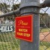 Signs ByLITA Square Classy Please Watch Your Step Sign |