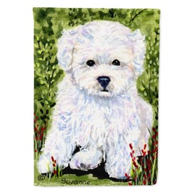 Caroline's Treasures SS8913GF Bichon Frise Garden Flag Mailbox Flag Decorative Yard Flag Banner Outside Patio Artwork Yard Flower Beds, Garden Size, Multicolor