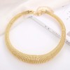 Danshinbow Punk Elasticity Spring Necklace Hollow Hospital Choker Adjustable Necklace,