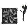 140mm USB Fan for Computer Cases, 3 Speed 2800RPM Silent