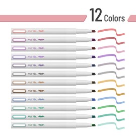 Mr. Pen- Aesthetic Highlighters, 12 Pack, Chisel Tip, Muted Pastel Colors, Cute Highlighters Assorted Colors