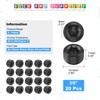 Glarks 20Pcs Carbon Steel 3/8'' NPT Male Pipe Plug Fitting