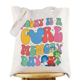 G2TUP Joy & Sadness & Fear Tote Bag Anger & Disgust Fans Gift Today Is A Core Memory Day Shoulder Bag Disgust Fear Merch, Today is Core Tg