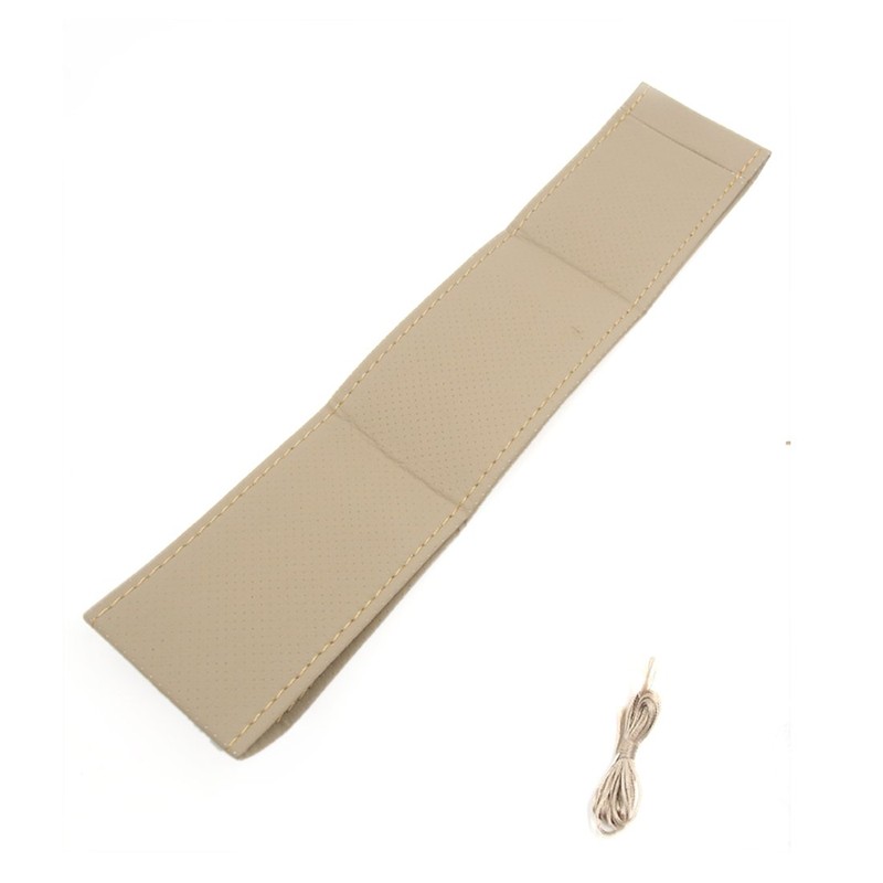 sourcingmap 38cm DIY PU Leather Car Steering Wheel Cover w