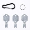 3PCS 1430 & 166 Forklift Key Hyster Heavy Equipment Keys