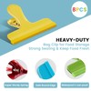 HOUSE AGAIN 8 Pack Stainless Steel Chip Bag Clips Covered