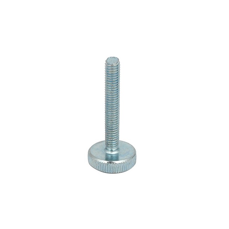 sourcing map Knurled Head Flat Full Thread Thumb Screws Fasteners